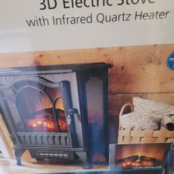 3D Electric Stove Heater