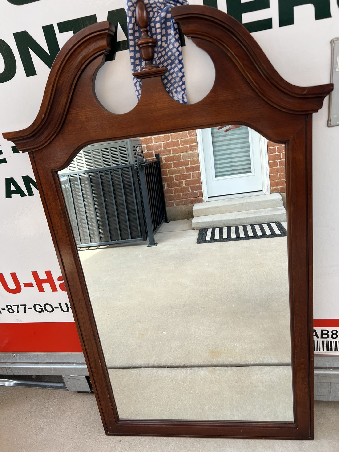 Vintage Thomasville Georgian Cherry Mirror
