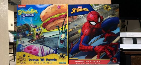 Spider-Man/Spongebob 3D Prime Puzzle
