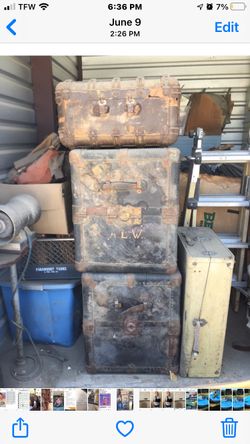 Very Old Trunks 100 .00 A Piece And More
