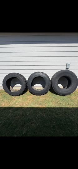 Tires used for exercise