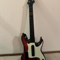 Nintendo Wii Guitar Hero 5 Controller GH5 95911.805 Red Starburst TESTED