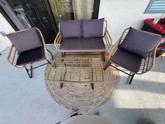 Outdoor 4 pieces patio furniture
