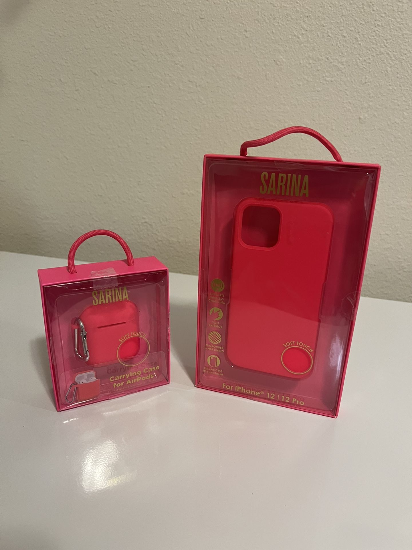 Sarina Case for Iphone 12| 12pro & Case for Airpods