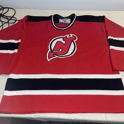 New Jersey Devils Ccm Jersey Mens Xl Clean Vintage Mic Red 90s NHL