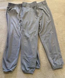 Two Augusta Sportswear Adult Unisex Gray Baseball/softball Pants, Size Small