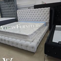 King Bed Frame ✨️Financing Available ✨️ Delivery Available 
