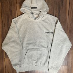 Dark Oat Essentials Hoodie 
