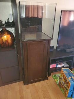 35g rimless cube aquarium fish tank