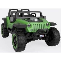 Green power wheel jeep 12v