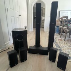 Onkyo Home Theatre SKF-770 Speakers - 7.1 Surround System