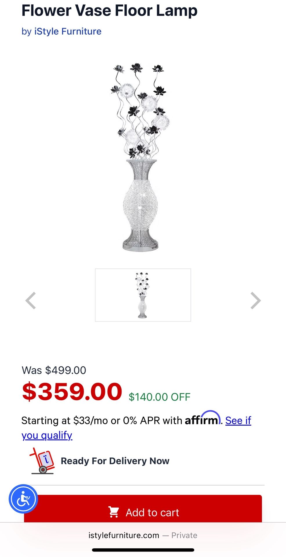 Super Cute Lamp Modern Led Lights Metal Flowers Metallic Vase Floor Lamp