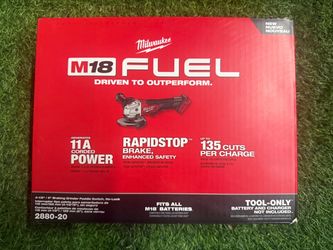 Milwaukee M18 FUEL 4-1/2"/5" Angle Grinder