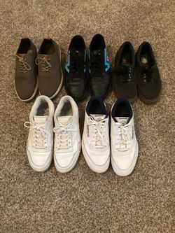 5 Men's Variety Shoes (Reebok, Vans, Edition)