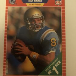 Troy Aikman1989 Rookie Card # 490
