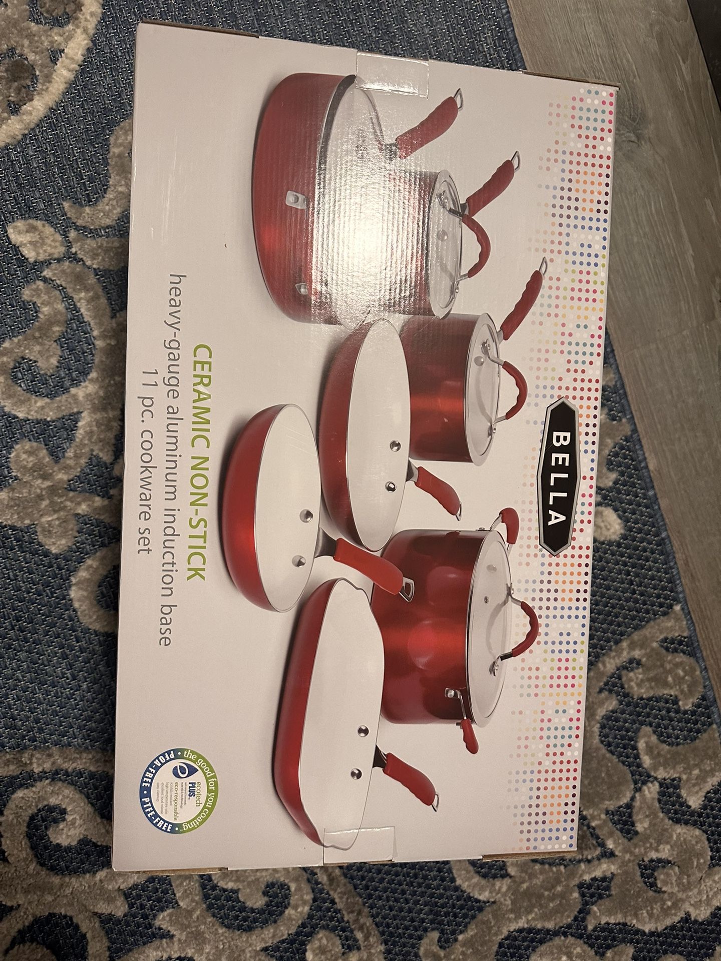 Bella Ceramic Pots Pans Set