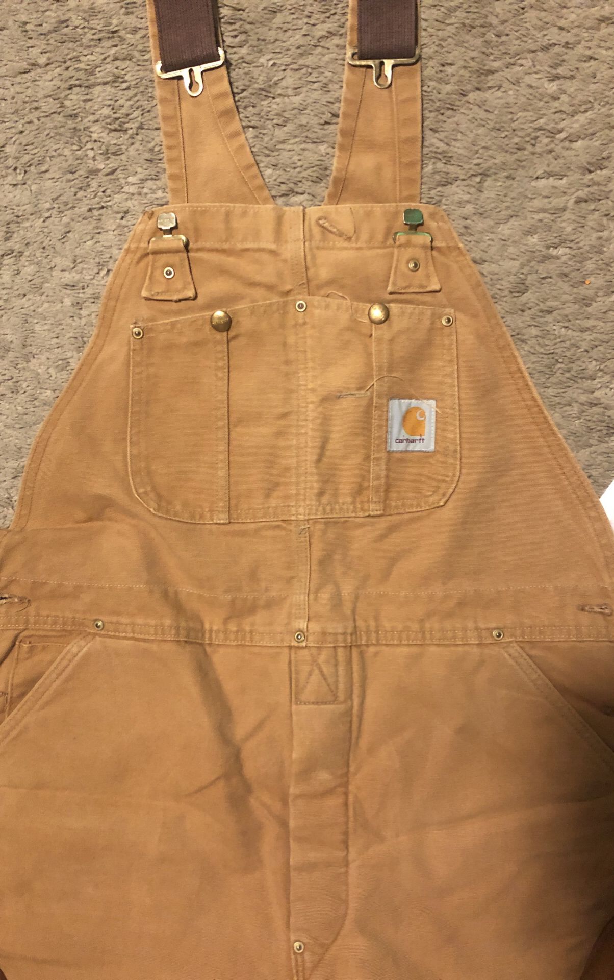 Carhartt Insulated Overalls 40x32