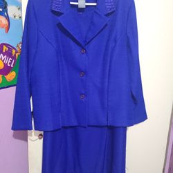 Blue Dress With Blazer