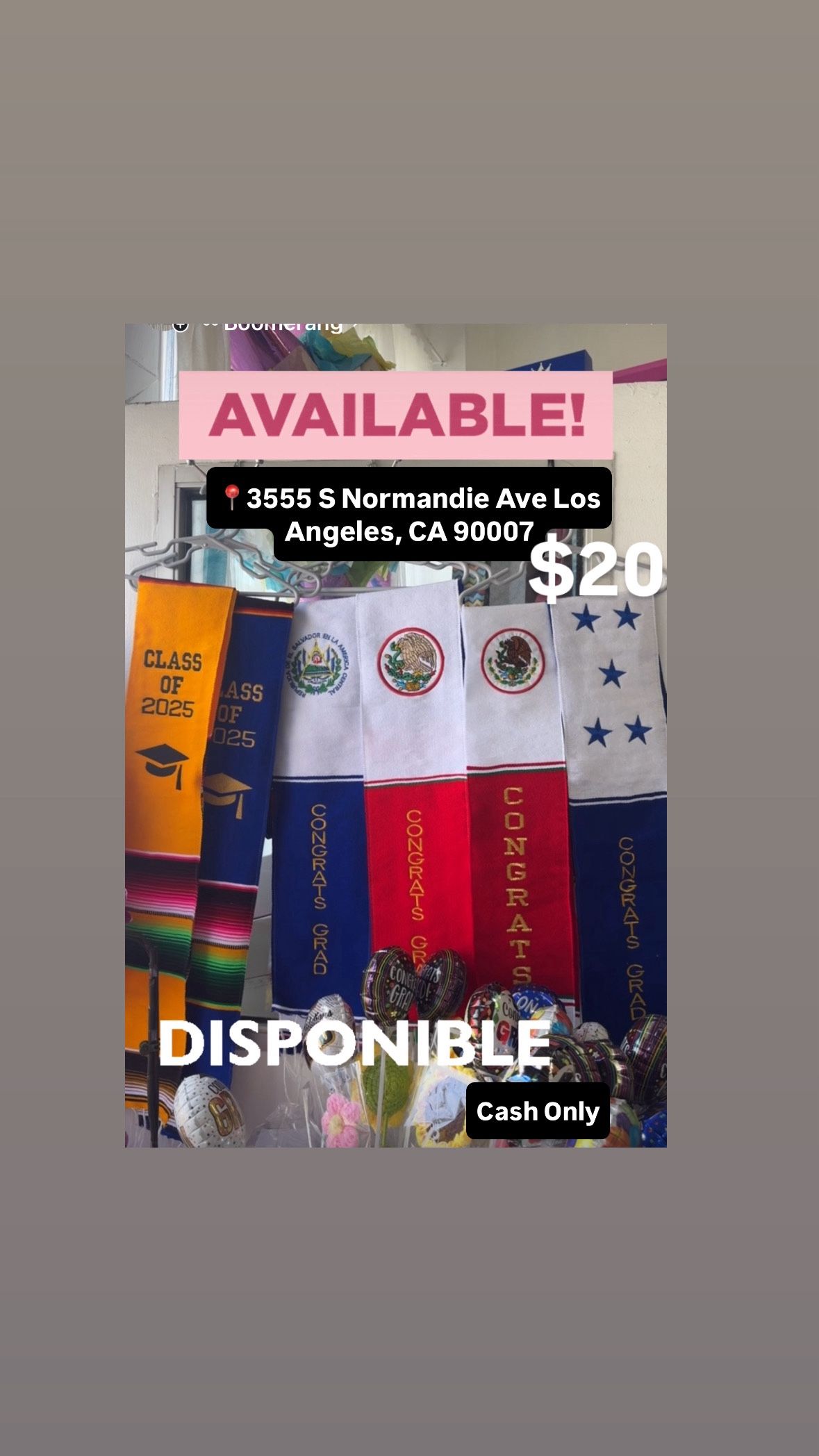 Graduation Sash