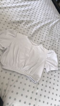 Size small bell sleeve crop top