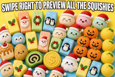 Jumbo Limited Edition Soft Squishy Toys | Christmas, Halloween, Crunchy Vegetables, Butter & Food Styles | New Stock