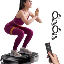 Vibration Plate Exercise Machine: TISSCARE Vibrating Plates for Weight Loss and Lymphatic Drainage, Whole Body Workout Sculpting Platform for Home Fit