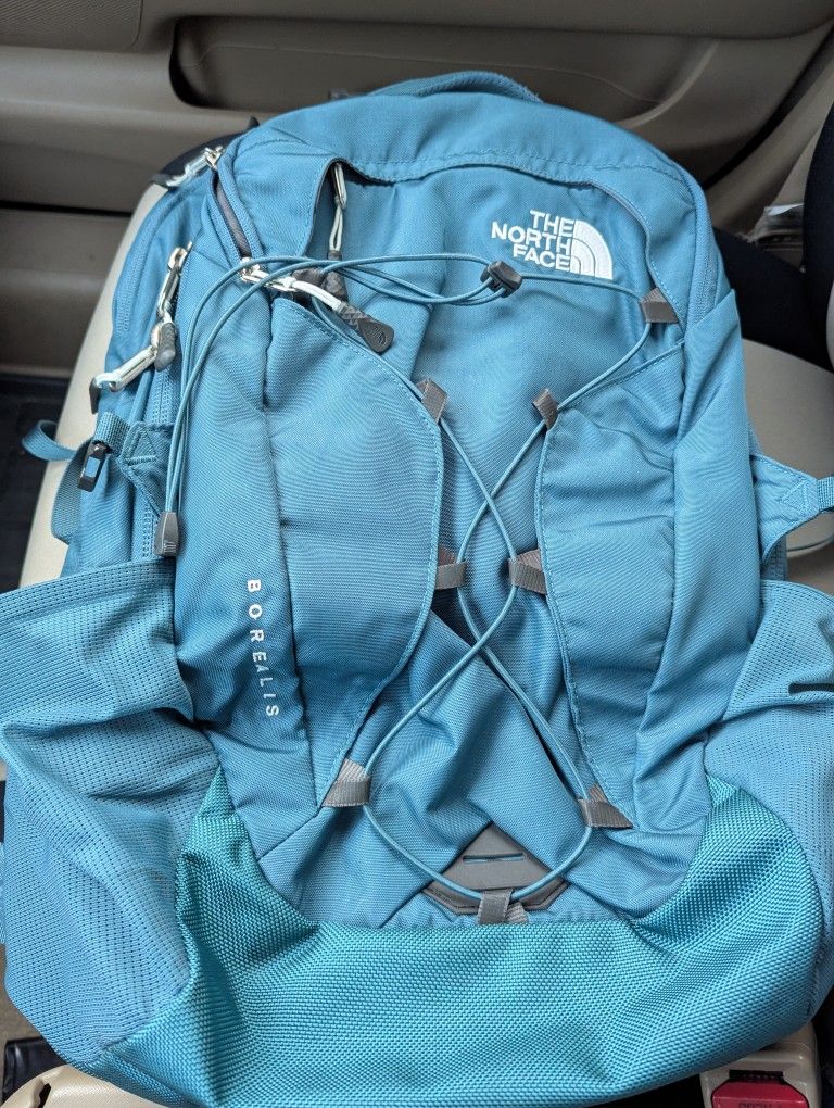 The North Face Teal Borealis Backpack