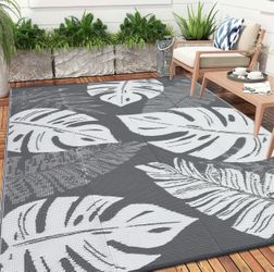 GarveeHome-9’ x 12 Outdoor Reversible Mat/Rug