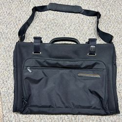 TUMI T-Tech Black Tri-Fold Carry On Garment Bag Luggage Suitcase