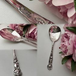 Vintage W.A. Italy Bridal Rose Serving Spoon 🌹