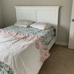 Queen Size Bed + Box Spring + Mattress