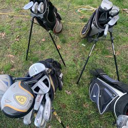 Junior set golf clubs $35 each