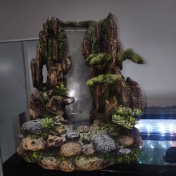Fish Tank Waterfall Decor