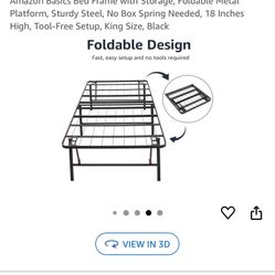 King Platform Metal Frame
