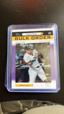 2026 Topps Giancarlo Stanton Bulk Order Baseball Card