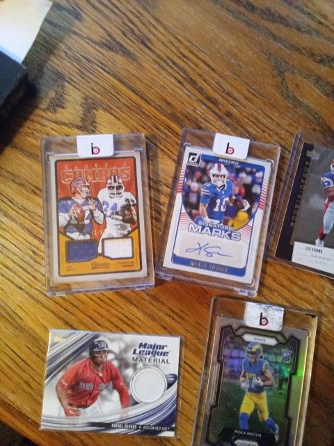 2016 Classics Kelly/Thomas Dual Patch /99 & 2024 Donruss Shakir Auto