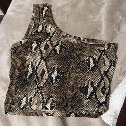 Snake Print Top