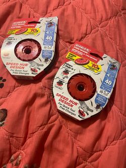 4 pcs. Diablo Steel Demon 4.5" Grinding & Polishing Flap Discs (2-Pack)