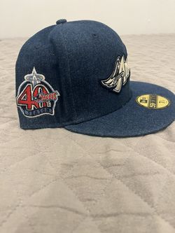 Brand New Angels Denim Style Blue New Era Fitted Cap