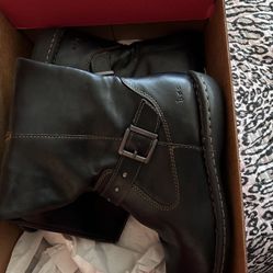 BOC Wide Calf Black Boots Size 8.5