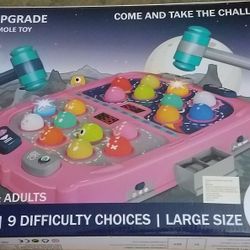 New Upgraded Whack A Mole Game Fun Toy for Kids and Adults 2 Hammers 4 Coins 