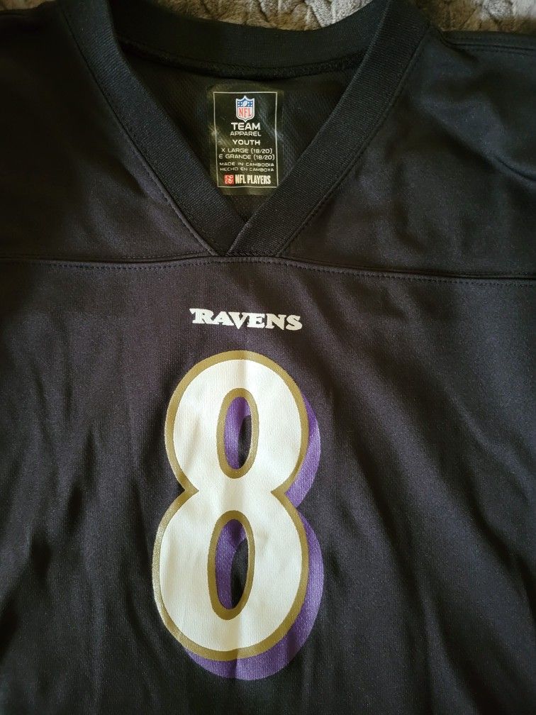 (Lamar Jackson Youth) ON FIELD JERSEY