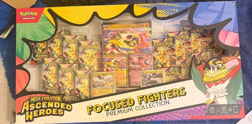 Ascended heroes focused fighters premium collection pokemon box