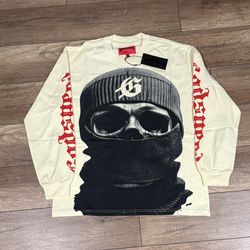 Godspeed Skulled Masked Long Sleev Shirt 