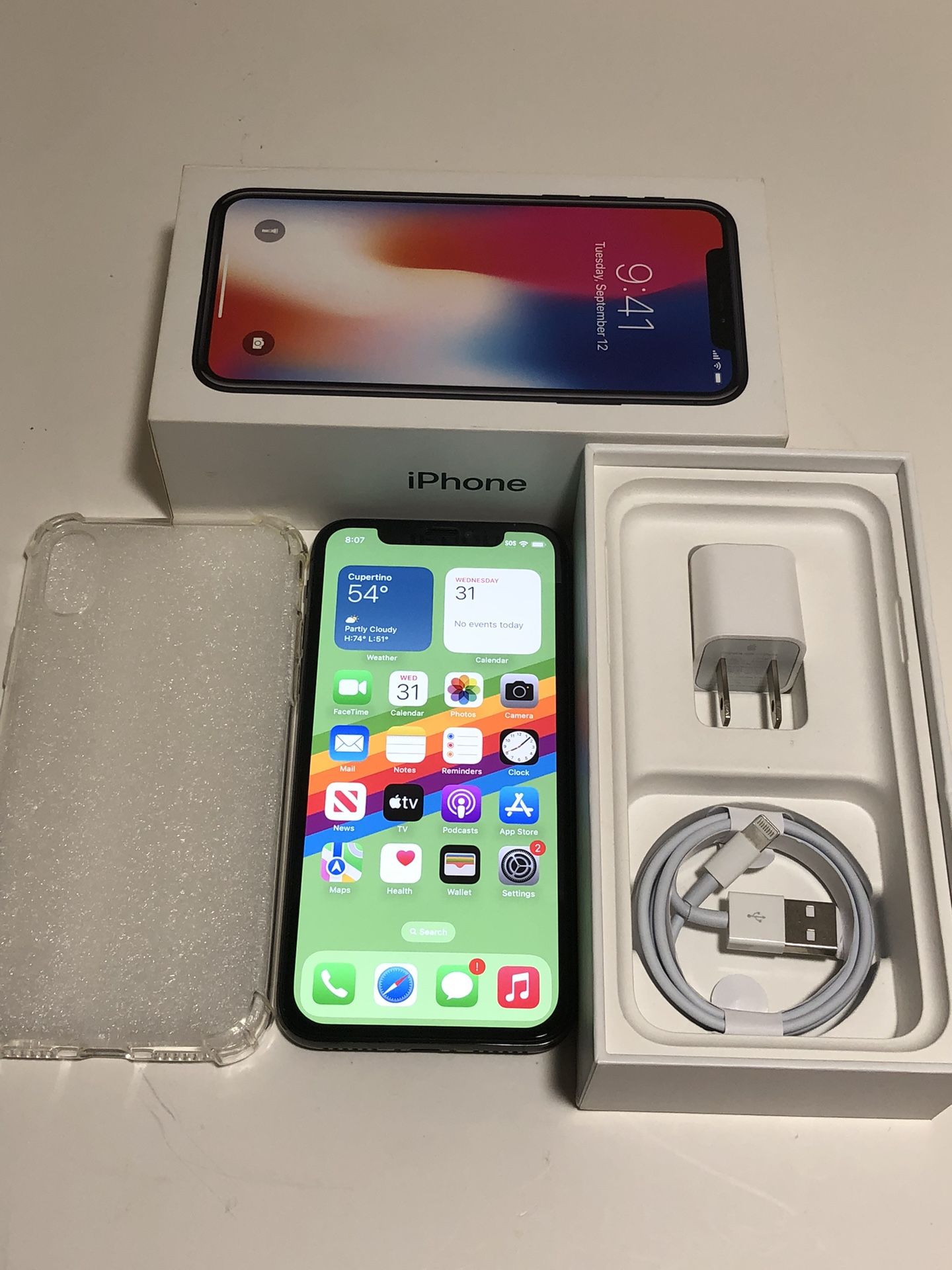 Apple iPhone X,256 gb,black, A1901,unlocked.for any carrier. clean imei, Clean iCloud, good condition. iOS 16.5