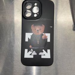 Virgil Abloh Teddy Bear IPhone 15 Case