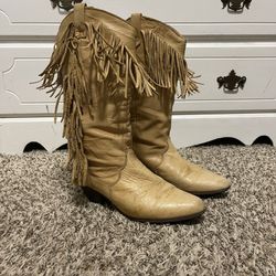 Fringe Cowboy Boots 