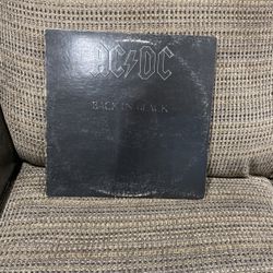 AC DC, Back In Black Lp Vinyl Record.