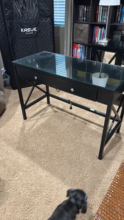 Black desk