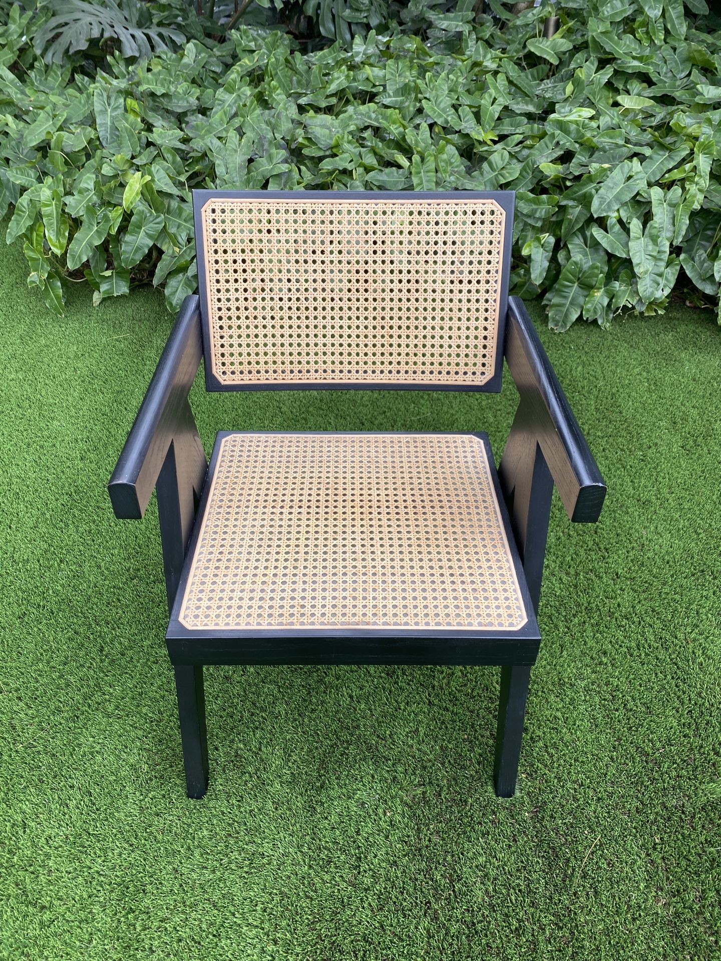 Teak & Cane Chair (#1)